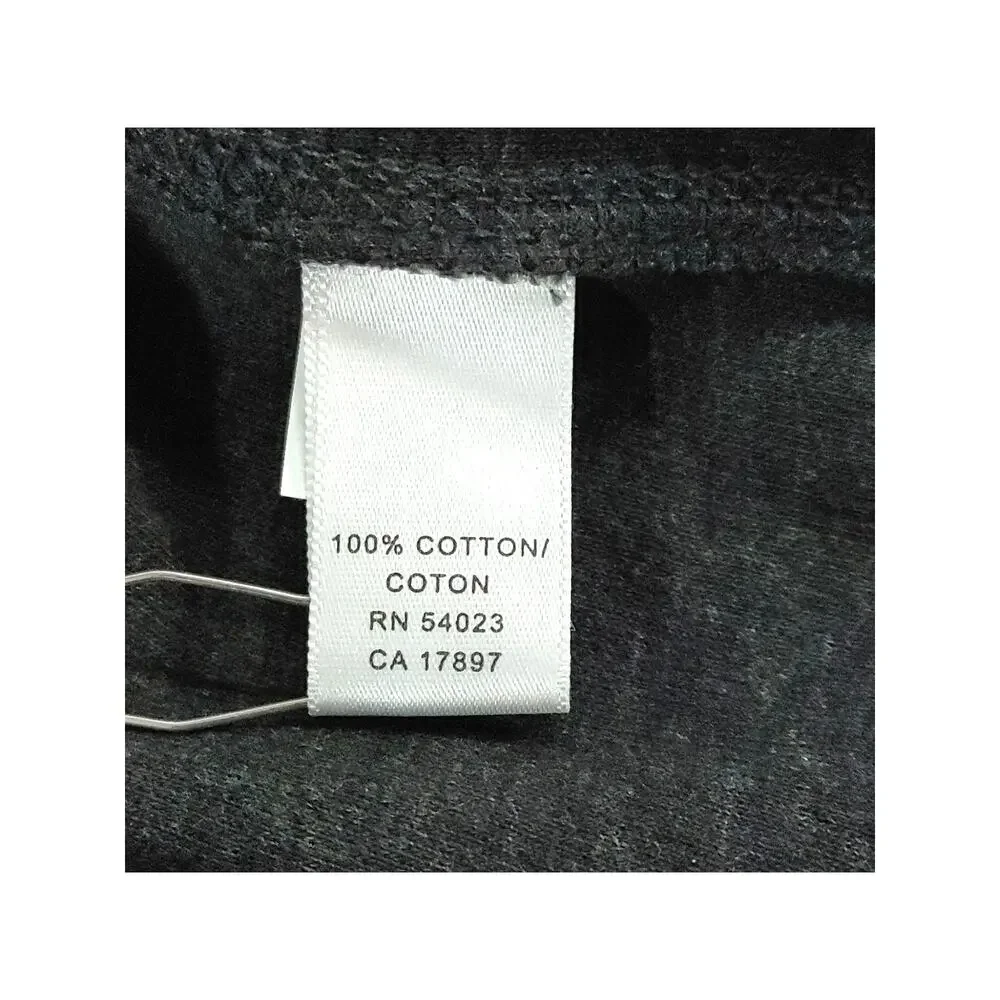 Banana Republic Sweater Mens Medium Heather Gray 1/4 Zip‎ 100% Cotton Jumper